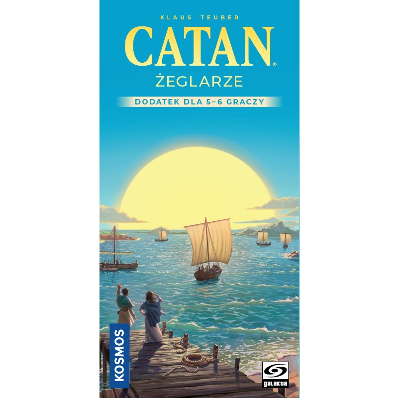 CATAN Żeglarze - dodatek dla 5-6 graczy (2025), gra planszowa, Galakta