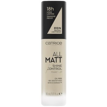 Catrice All Matt Shine Control Make Up, podkład matujący 010 N Neutral Light Beige, 30 ml - Catrice