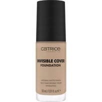 Catrice Invisible Cover Foundation 017N Matujący Podkład do Twarzy 30ml Naturalny Efekt Lekka Formuła Bez Efektu Maski Wegański Catrice