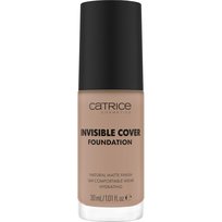 Catrice Invisible Cover Foundation 030N Matujący Podkład do Twarzy 30ml Naturalny Efekt Lekka Formuła Bez Efektu Maski Wegański Catrice