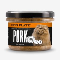 Cats Plate Pork Karma Z Mięsa Wieprzowego Dla Kotów 180G