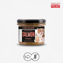 Cats Plate Salmon mousse - mus z łososia - 100g