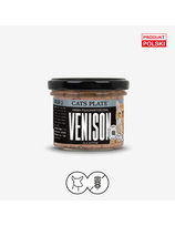 Cats Plate Venison - karma z mięsa sarny 100g
