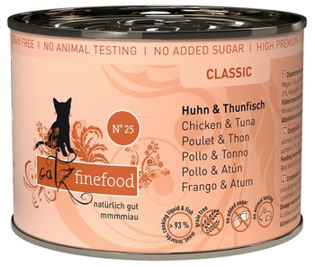Catz Finefood Classic N,25 kurczak i Tuńczyk puszka 200g - Catz Finefood