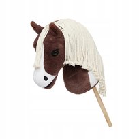Mayas Stable Hobby Horse Professionale – Bastone Rimovibile, Briglie E Redini Incluse, Fatto A Mano, Palomino
