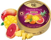 Cavendish & Harvey Tropical Fruit Drops 200g - Cukierki owocowe Cavendish & Harvey