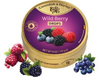 Cavendish & Harvey Wild Berry Drops 175g - Cukierki o smaku leśnych jagód Cavendish & Harvey