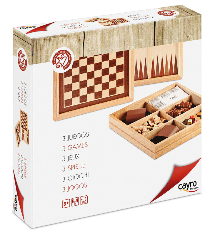 Cayro, gra logiczna Szachy/Warcaby/Backgammon