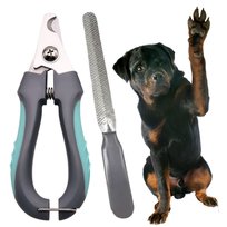 CĄŻKI do pazurów + pilnik obcinacz nożyczki dla średniego dużego psa L/XL