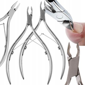 Cążki Do Skórek Stal Chirurgiczna Srebrne Do Paznokci Cążki Kosmetyczne - OnlyU