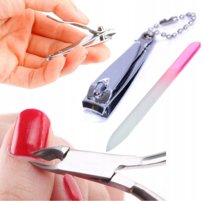 Cążki Pilnik Obcinacz ZESTAW Paznokci Manicure Ped Bocca Beauty
