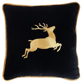 CC DESIGN INTERIOR Poduszka dekoracyjna CHRISTMAS DEER BLACK - Inny producent