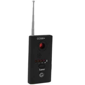 CC308 Detektor sygnału WiFi Multi Camera Bezprzewodowe optyczne wykrywanie fal radiowych Pełnozakresowy wizjer RF Urządzenie GSM Czarny - Inny producent