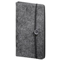 CD WALLET FELT 48 CD, SZARY