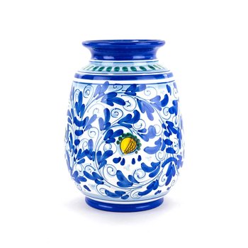 CEAR Ceramiche Azzaro & Romano, Niebieski wazon ozdobny z sycylijskiej ceramiki - Inny producent
