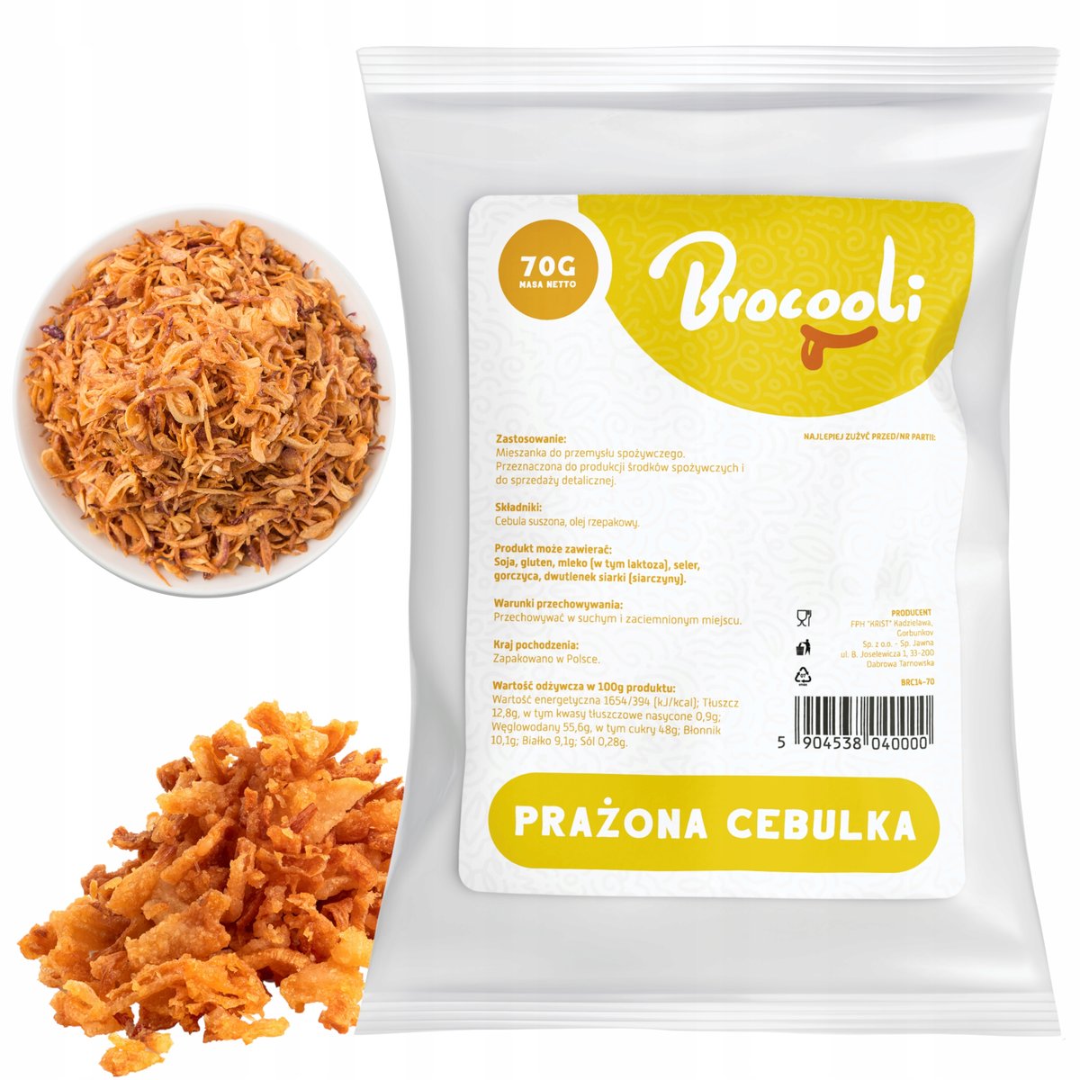 CEBULA SMAŻONA DO ZUPY 70g CEBULKA PRAŻONA - Brocooli | Sklep EMPIK.COM