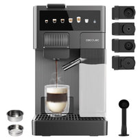 Cecotec FreeStyle Latte T Ekspres do kawy Espresso, Lungo, Americano, Cappuccino, Latte Macchiato 1,6L Spienianie mleka CECOTEC