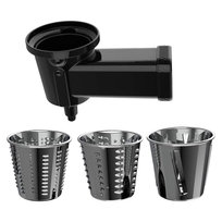 Cecotec Twist&Fusion Salad Nakładka do Krojenia Warzyw 4176 Trzy do Krojenia Tarcia Plasterkowania CECOTEC