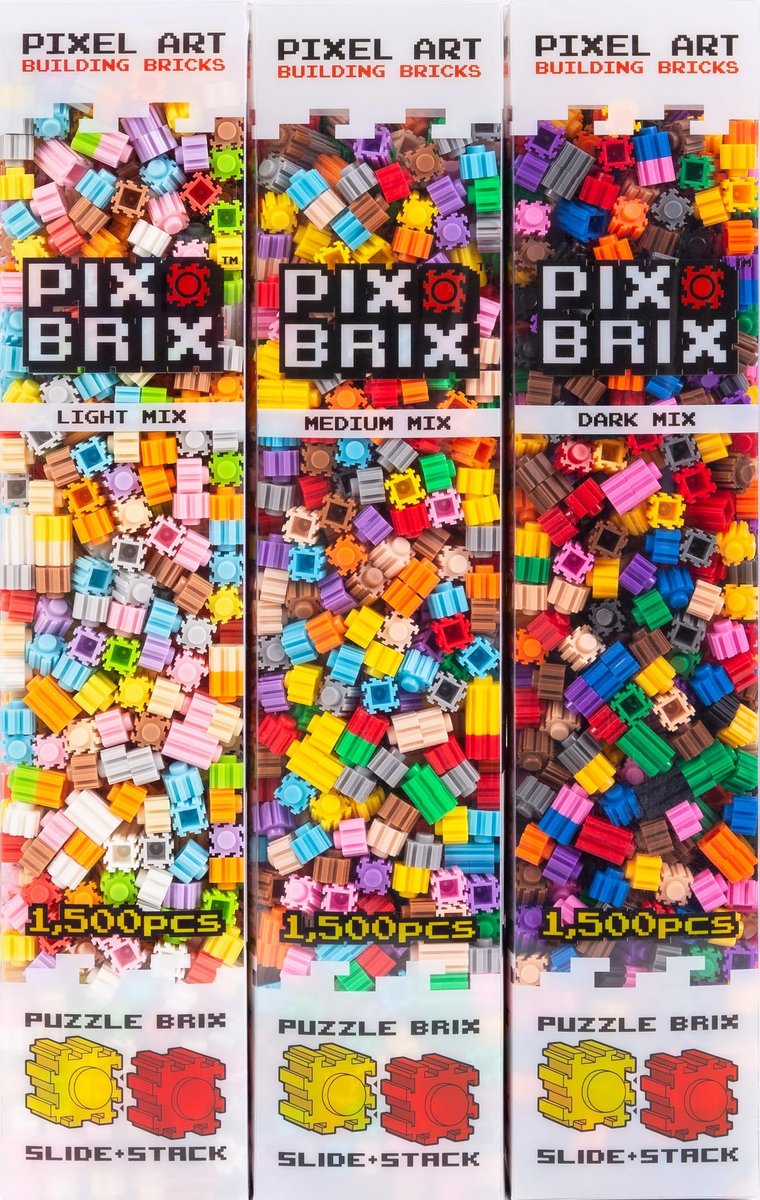 Cefa Toys - Pix Brix Pixel Art, 4500 sztuk, 32 kolory, 2 narzędzia ...