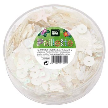Cekiny ozdobne, 55 g, Ślub