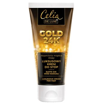 Celia, De Luxe, krem Do Stóp Gold 24K, 80ml - Celia