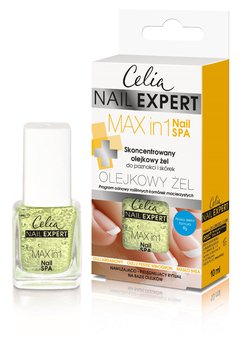 Celia, Nail Expert, skoncentrowany olejkowy żel do paznokci i skórek Max in 1 Nail SPA, 10 ml - Celia