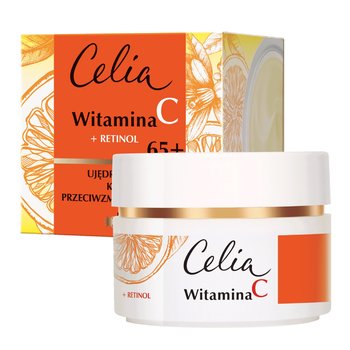 Celia, Witamina C, ujędrniający krem przeciwzmarszczkowy 65+ na dzień i noc, 50 ml - Celia