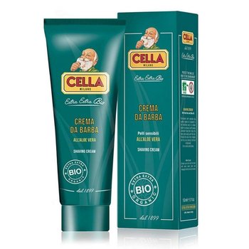 Cella, Milano Shaving Cream Bio Aloe, Krem do golenia tuba, 150 ml - Cella