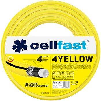 Cellfast Wąż ogrodowy 4 warstwowy 4Yellow 1/2" 50 mb 10-502 - Cellfast