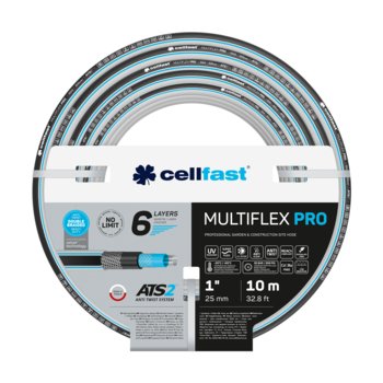 Cellfast, Wąż ogrodowy 6 warstwowy MULTIFLEX ATSV TM 1" (25 mm) 10 mb , 13-830 - Cellfast