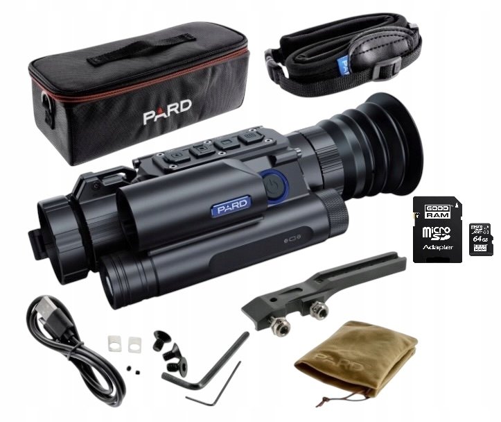 Celownik Noktowizyjny Pard Nv-008Sp2/70Mm/ 940 Nm + Zestaw + Karta 64Gb ...