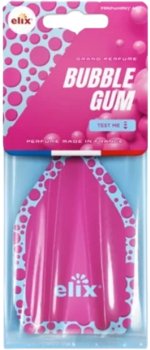 Celulozowy Odświeżacz Powietrza Zawieszka do Auta Garderoby - Bubble Gum - ELIX