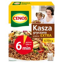 Cenos Kasza gryczana prażona 400 g (4 x 100 g) Cenos