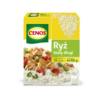 Cenos ryż biały długi 4x 100g Cenos