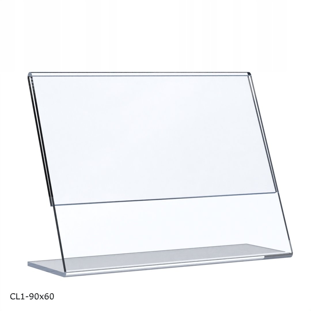 Cen wka 90x60 Z Plexi PLEKSI Stojak Na Cen Opis Na Rega Do Sklepu 