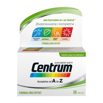 Centrum, Zestaw witamin i minerałów suplement diety od A do Z, 30 tabl. Centrum