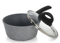 Ceramiczny rondel z powłoką Stonite 16 cm 1 L + pokrywka