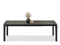 Ceramiczny Stół Jadalniany Rozkładany Czarny Marmur Nero Toreto