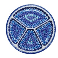 Ceramiczny talerz dzielony Ceramika Bolesławiec