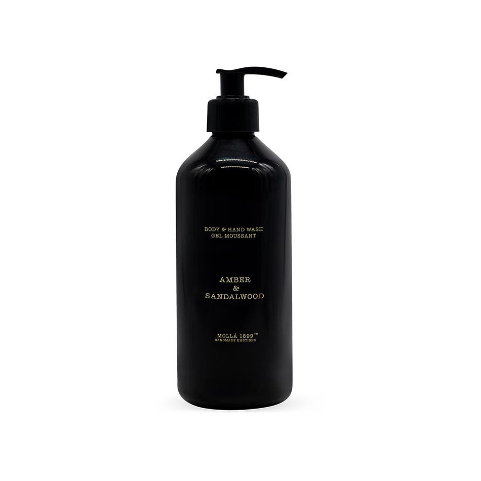 Cereria Molla, Mydło w płynie, Amber & Sandalwood, 500 ml-Zdjęcie-0
