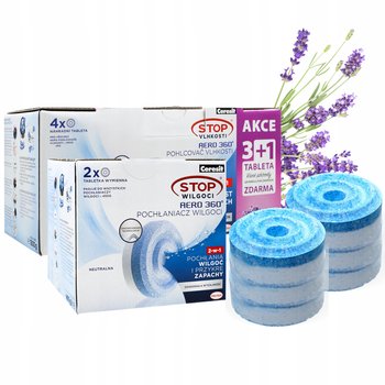 Ceresit 4x Tabletki pochłaniające wilgoć + 2x Tabletki klasyczne Aero 360 - Ceresit