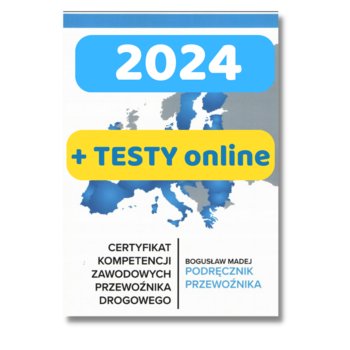 Certyfikat kompetencji zawodowych przewoźnika drogowego - wersja papierowa + testy online przewóz osób 2024 - Inny producent