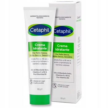 Cetaphil Moisturizing Idratante Krem Nawilżający 100 g Witaminami B5, B3, E - Cetaphil