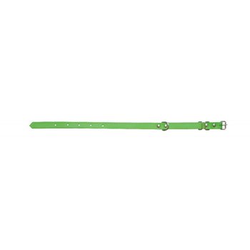 Chaba, obroża skórzana, 20mm/55cm, zielony - Chaba