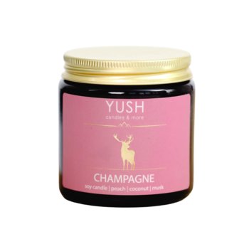 Champagne - świeca sojowa 120ml - Yush