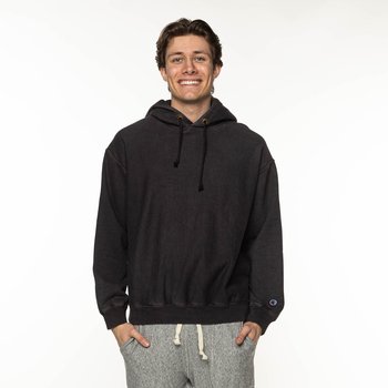 Champion HOODED SWEATSHIRT BLACK - L - Champion