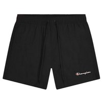 Champion Męskie Krótkie Spodenki Kąpielowe Z Haftowanym Logo (XXL (193cm) / Czarny) Champion