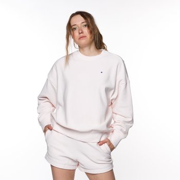 Champion Wmns Crewneck Sweatshirt Small Logo Pink - S - Champion