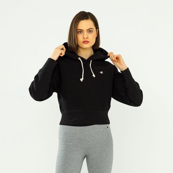 Champion Wmns Reverse Weave Cropped Hoodie Black - Xs - Champion