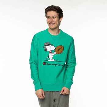 CHAMPION X Peanuts Crewneck Sweatshirt PARAKEET GREEN - XL - Champion